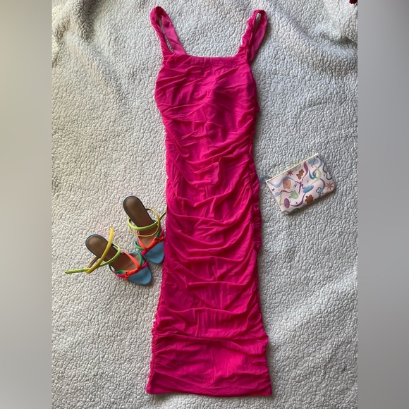 SHEIN NWT Ruched Dress - Picture 1 of 6